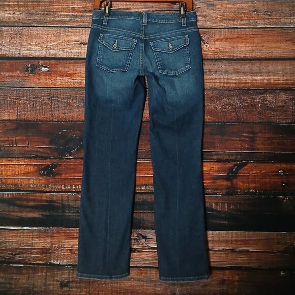 Tommy Hilfiger Jeans 2 Spirit Crop Ankle Low Rise Dark Wash Denim Flap Pocket - Picture 3 of 7